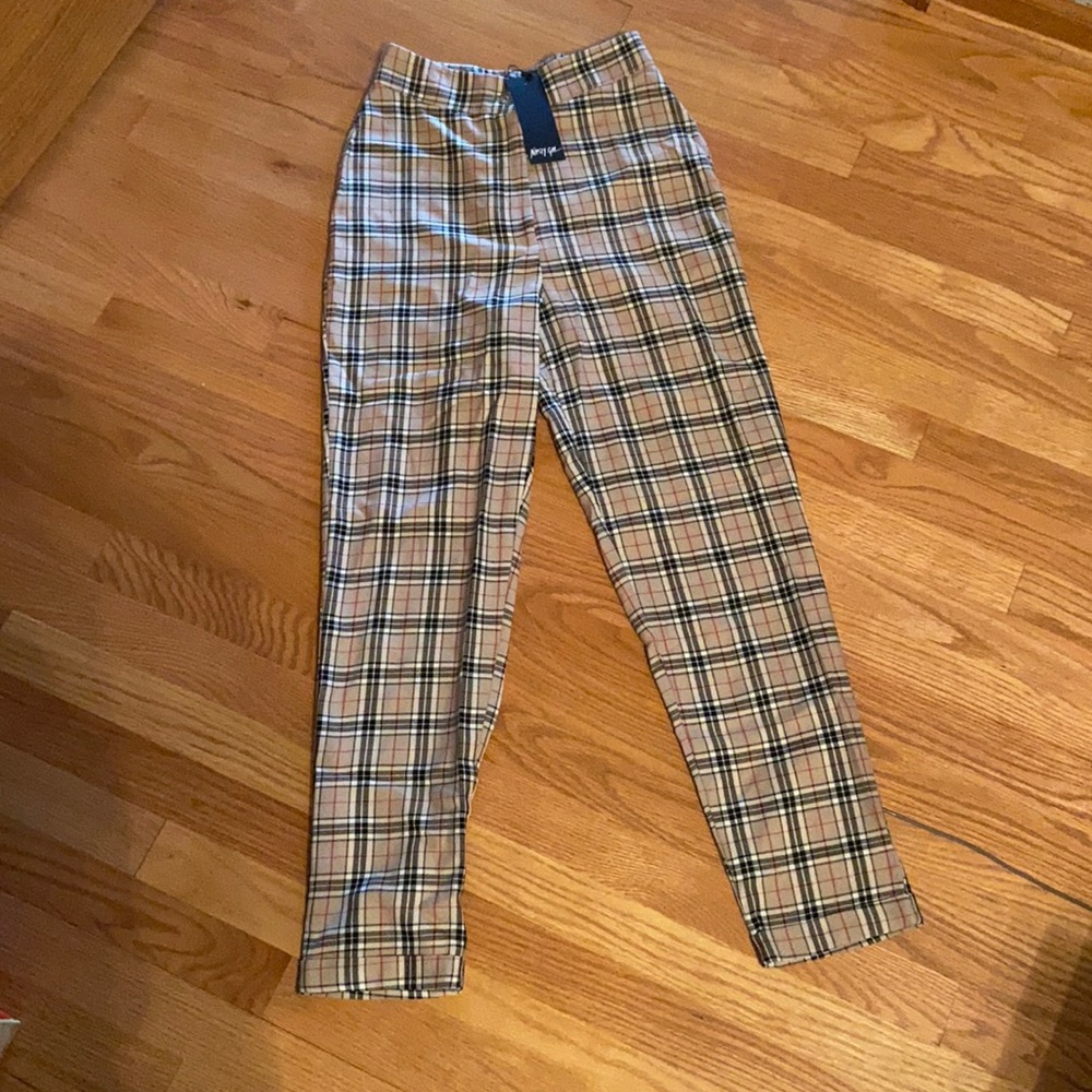 Plaid pants